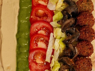 Falafel Pesto з печерицями та песто (400 г / 880 ккал)