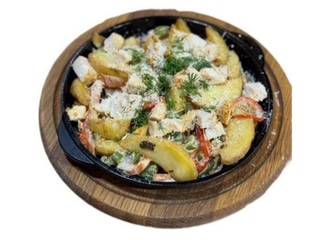 КАРТОПЛЯ ПО-СЕЛЯНСЬКИ З КУРКОЮ