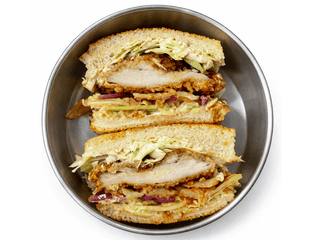 Katsu sando chicken kimchi