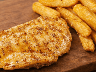 Danie dla Dzieci - Pierś z kurczaka z frytkami