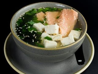 Zupa Miso Tofu + Łosoś