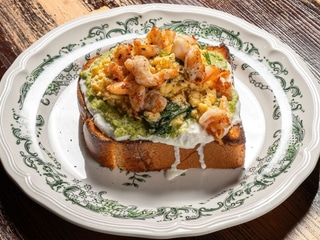 Тост з креветкою