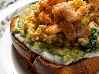 Тост з креветкою