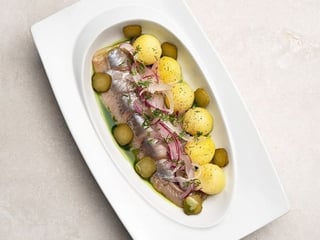 Оселедець із картоплею