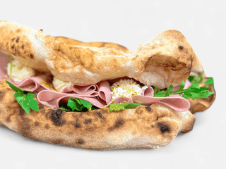 Panuozzo Mortadella e Pistacchio