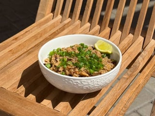 Смажений рис з куркою