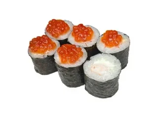 Макі з креветкою та ікрою