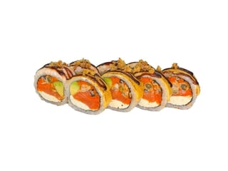 Рол з Лососем та Мідіями