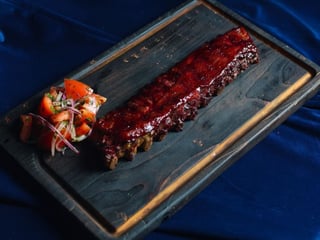 Ребра свинні (корейка) у вишневому BBQ