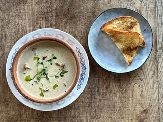 Грибний крем суп