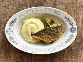 Дорадо з картопляним пюре