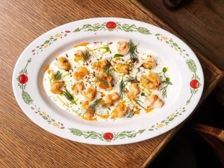 Креветки у вершковому соусі