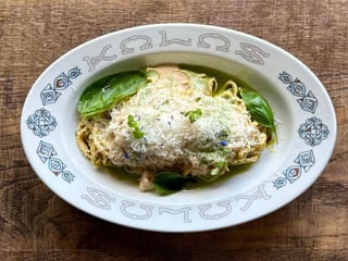 Паста з мусом лосося