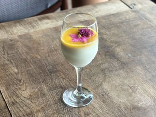 Панакота з гарбузовим кюлі