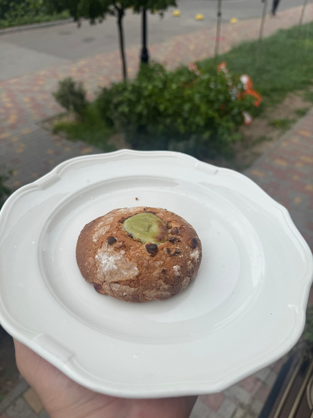 Лимонне печиво з фісташкою