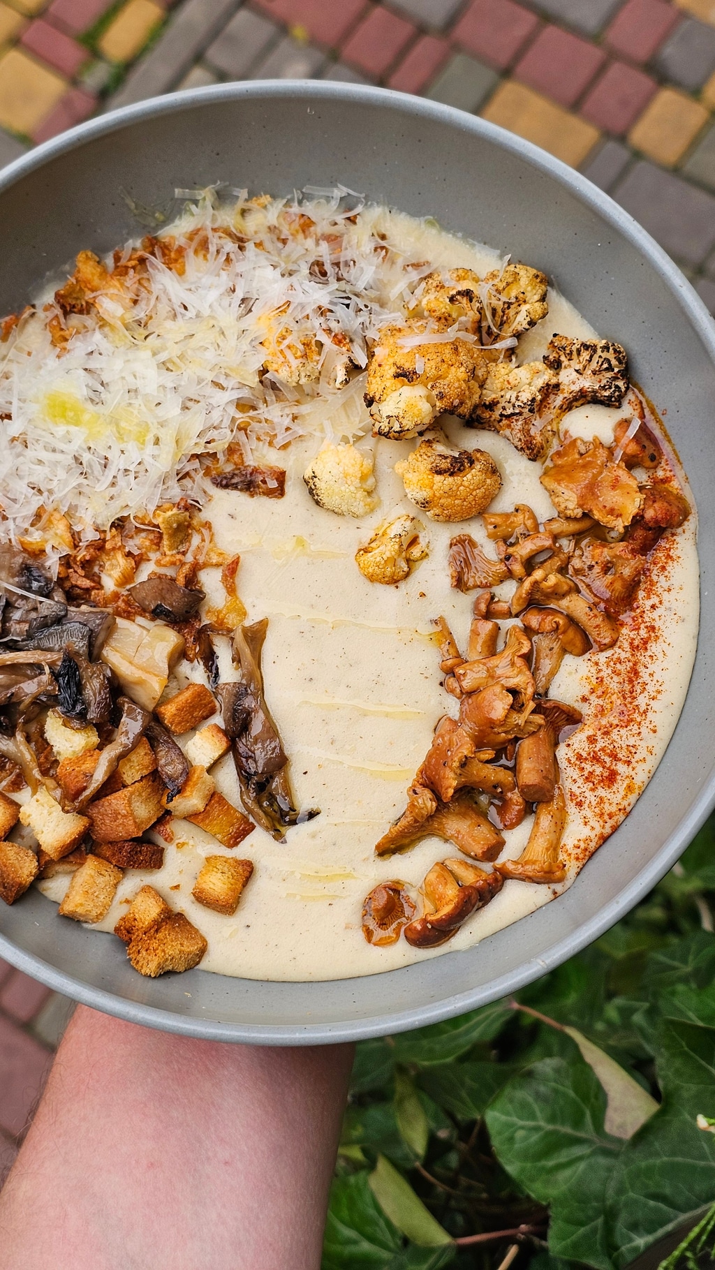 Грибний крем суп з лисичками