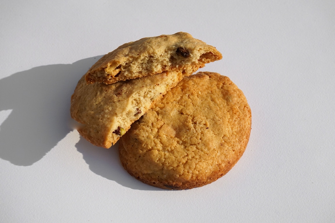 Печиво з фісташкою та білим шоколадом