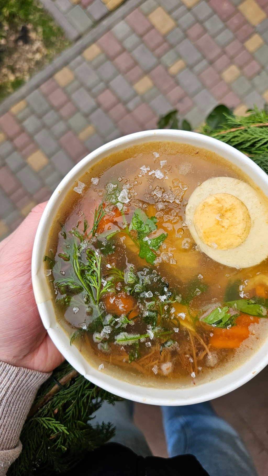 Новорічний холодець з курки та телятини з пряним соусом