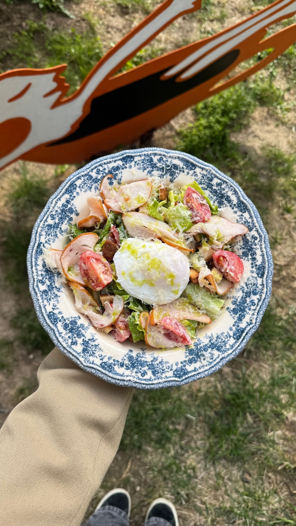 Цезар з копченою куркою