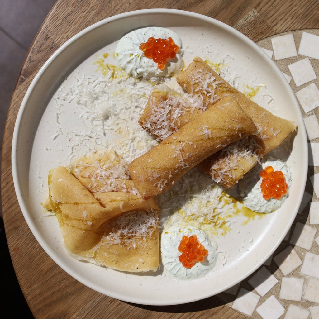 Млинці з ікрою кети