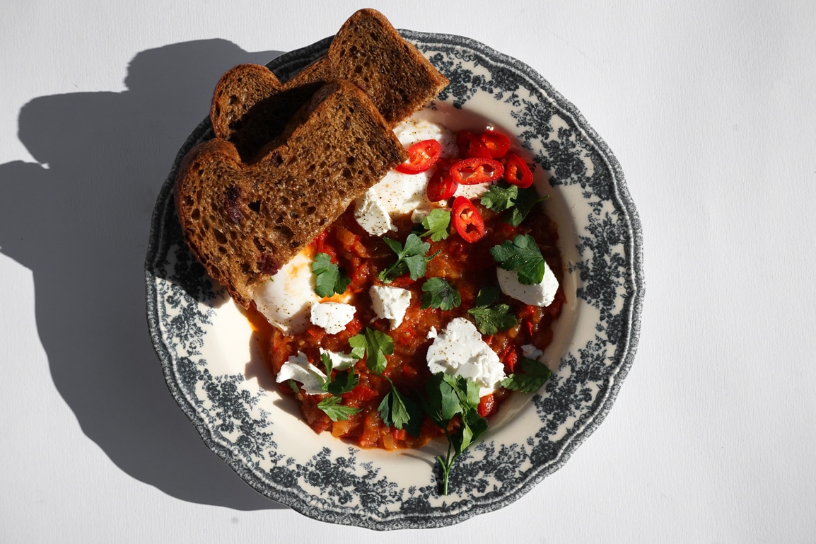 Пряна шакшука: 