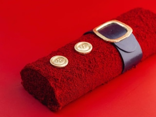 Бісквітний рулет "Санта"