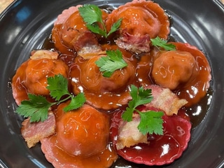 З телячими щічками 