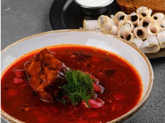 Борщ із яловичиною (400г)