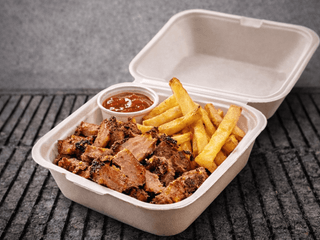 Kebab krabička na lávových kamenech