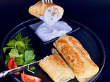 МЛИНЦІ З КУРКОЮ ТА ГРИБАМИ