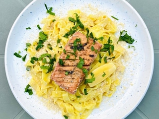 TAGLIATELLE CYTRYNOWE Z ŁOSOSIEM