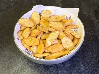 Сухарики білі зі смаком креветки