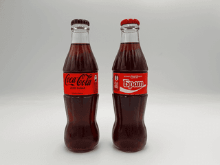 Coca-cola, Zero  (скло)