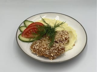 Смажена рибка з картопелькою