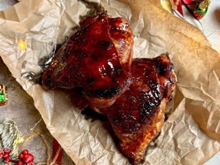 Стегно індика запечене