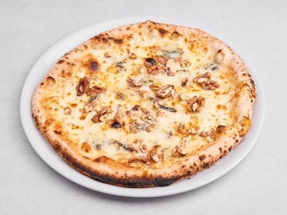 Pizza bianca "zola e noci"