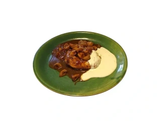 Steak se žampiony