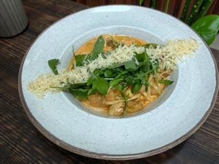 Паста Том Ям з креветкою