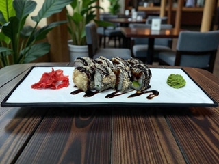 Теплий панко рол з вугрем 