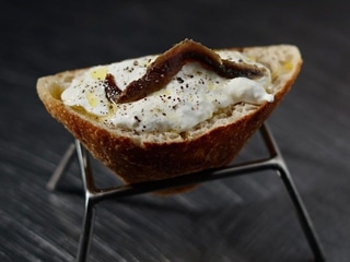 Stracciatella i anchois