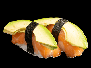 Nigiri Łosoś+Awokado (2szt.)