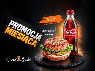 Burger + Coca Cola