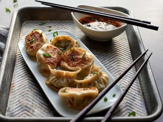 Pierożki Gyoza z krewetkami |5 szt|