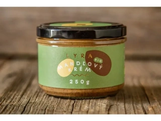 LYRA - BIO MANDLOVÝ KRÉM - mandlová pasta v BIO kvalitě 250G