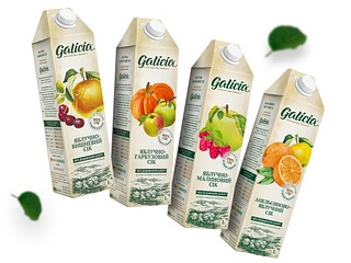 Сік Galicia в асортименті