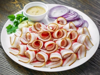 Сало слабосолене