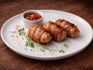 Медальйони зі свинини  у беконі