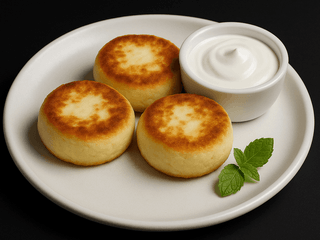 Сирники зі сметаною