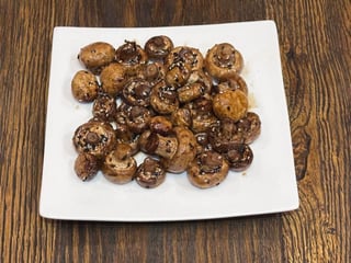 Гриби запечені з кунжутом