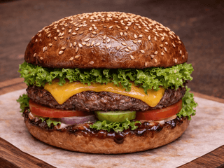 Бургер "Неро" на білій булці